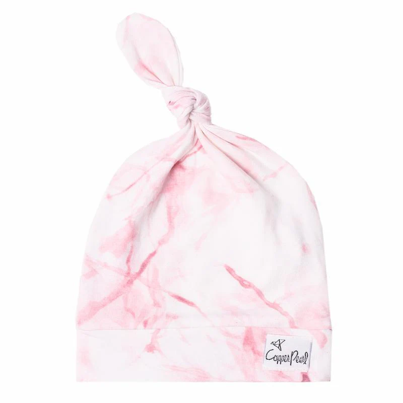 Copper Pearl - Top Knot Baby Hat - Image 11